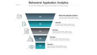 Behavioral Application Analytics Ppt PowerPoint Presentation Ideas Examples Cpb Pdf