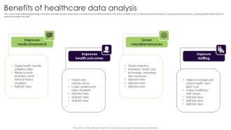 Benefits Of Healthcare Data Analysis Slides PDF