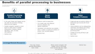 Benefits Of Parallel Processing To Businesses Ppt PowerPoint Presentation File Layouts PDF