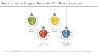Best Consumer Support Template Ppt Slides Download