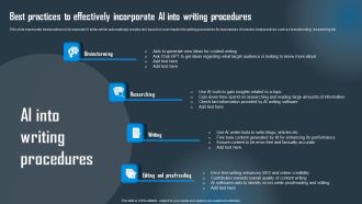 Best Practices To Effectively Incorporate AI Into Writing Procedures Designs PDF