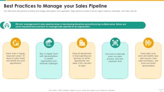 Best Practices To Manage Your Sales Pipeline Designs PDF