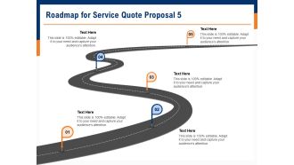 Bids And Quotes Proposal Roadmap For Service Quote Proposal 5 Ppt Portfolio Inspiration PDF