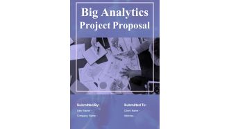 Big Analytics Project Proposal Example Document Report Doc Pdf Ppt