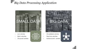 Big Data Processing Application Ppt PowerPoint Presentation Shapes