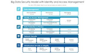 Big Data Security Model With Identity And Access Management Ppt PowerPoint Presentation Inspiration Good PDF