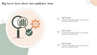 Big Latest Facts About Data Analytics Icon Elements PDF