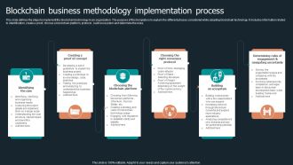 Blockchain Business Methodology Implementation Process Structure PDF