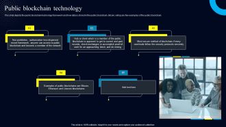 Blockchain Real World Applications Public Blockchain Technology Brochure PDF