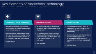 blockchain technology framework it key elements of blockchain technology professional pdf