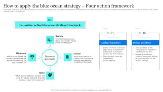 Blue Ocean Plan Of Tesla How To Apply The Blue Ocean Strategy Four Action Framework Graphics PDF