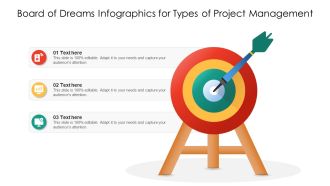 Board Of Dreams Infographics For Types Of Project Management Ppt PowerPoint Presentation File Structure PDF
