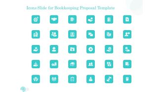 Bookkeeping Icons Slide For Bookkeeping Proposal Template Ppt PowerPoint Presentation Styles File Formats PDF