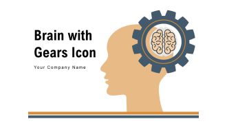 Brain With Gears Icon Technology Innovation Ppt PowerPoint Presentation Complete Deck