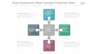 Brand Development Model Examples Powerpoint Slides