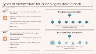 Brand Marketing Strategy Types Of Architecture For Launching Multiple Brands Wd Pictures PDF
