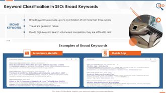 Broad Keywords In Seos With Examples Training Ppt