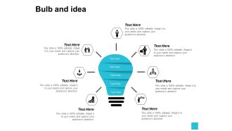 Bulb And Idea Icon Technology Ppt PowerPoint Presentation Infographics Background Image