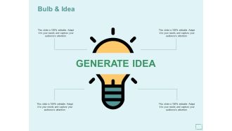 Bulb And Idea Technology Ppt PowerPoint Presentation Model Slideshow