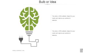 Bulb Or Idea Ppt PowerPoint Presentation Example File