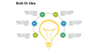Bulb Or Idea Ppt PowerPoint Presentation File Grid