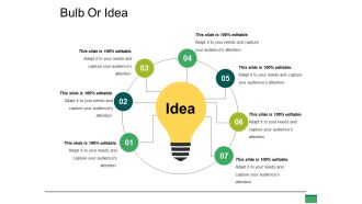 Bulb Or Idea Ppt PowerPoint Presentation Infographics Background Designs