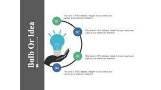Bulb Or Idea Ppt PowerPoint Presentation Slides Templates