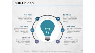 Bulb Or Idea Ppt PowerPoint Presentation Styles Slide Download