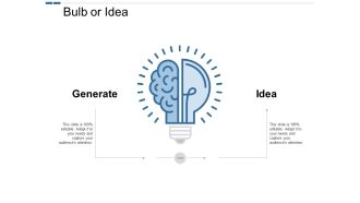 Bulb Or Idea Technology Ppt PowerPoint Presentation Model Icon