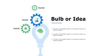 Bulb Or Idea Technology Ppt Powerpoint Presentation Model Slide