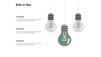 Bulb Or Idea Technology Ppt PowerPoint Presentation Show Template