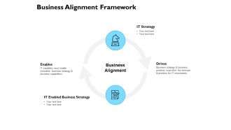Business Alignment Framework Ppt PowerPoint Presentation Outline Visuals