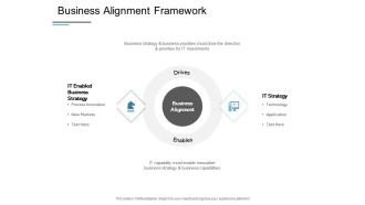 Business Alignment Framework Ppt PowerPoint Presentation Show Icon