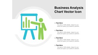 Business Analysis Chart Vector Icon Ppt PowerPoint Presentation Professional Display