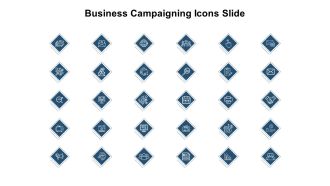 Business Campaigning Icons Slide Management Ppt PowerPoint Presentation Gallery Example Topics