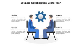 Business Collaboration Vector Icon Ppt PowerPoint Presentation File Format PDF