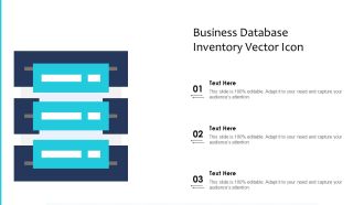 Business Database Inventory Vector Icon Ppt Outline Graphics PDF