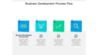 Business Development Process Flow Ppt PowerPoint Presentation Infographic Template Structure Cpb