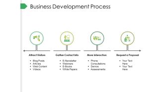 Business Development Process Ppt PowerPoint Presentation Infographic Template Graphics