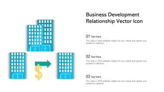 Business Development Relationship Vector Icon Ppt PowerPoint Presentation Icon Background Images PDF