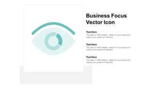 Business Focus Vector Icon Ppt PowerPoint Presentation Portfolio Background Image