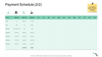 Business Functions Administration Payment Schedule Payment Structure PDF