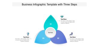 Business Infographic Template With Three Steps Ppt PowerPoint Presentation Inspiration Examples