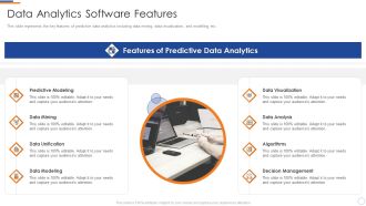 Business Intelligence And Big Transformation Toolkit Data Analytics Software Features Slides PDF