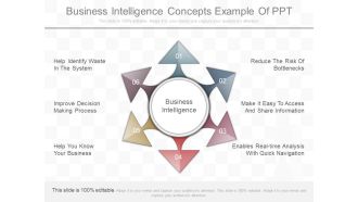 Business Intelligence Concepts Example Of Ppt