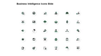 Business Intelligence Icons Slide Growth Financial Ppt PowerPoint Presentation Files