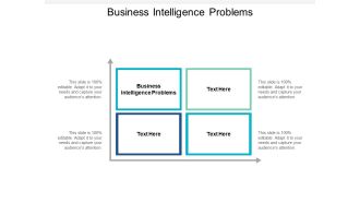 Business Intelligence Problems Ppt PowerPoint Presentation File Design Inspiration Cpb