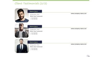 Business Model For E Tutoring Services Proposal Client Testimonials Teamwork Information PDF