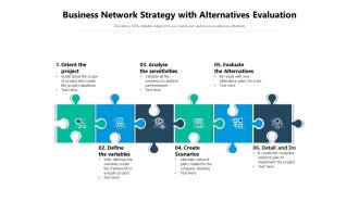 Business Network Strategy With Alternatives Evaluation Ppt PowerPoint Presentation File Outfit PDF