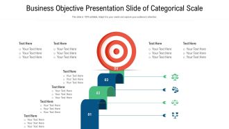 Business Objective Presentation Slide Of Categorical Scale Inspiration PDF